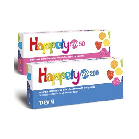 Happety piu 50 7 flaconcini 50 mg Happety piu 50 7 flaconcini 50 mg