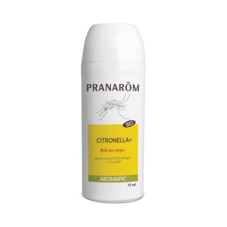 Pranarom aromapic bio roll-on plus latte corpo antizanzare citron 75 ml
