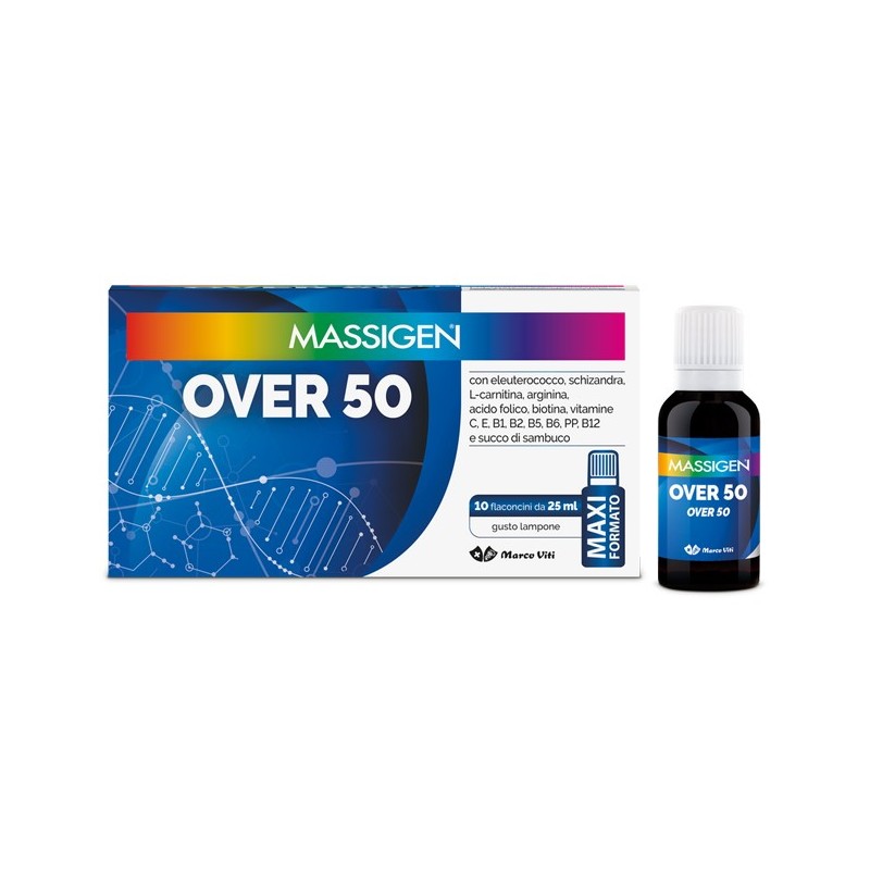 Massigen over 50 10 flaconi da 25 ml Massigen over 50 10 flaconi da 25 ml
