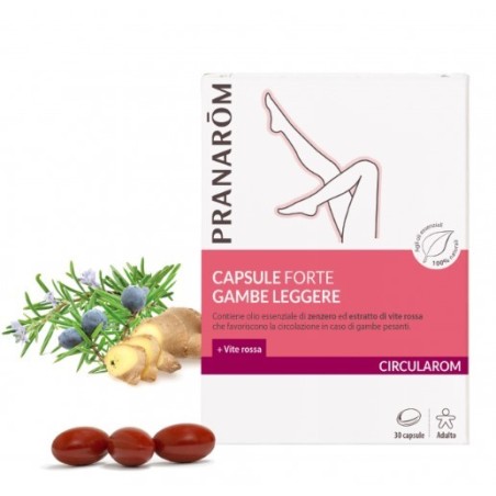 Pranarom circularom bio gambe leggere 30 capsule Pranarom circularom bio gambe leggere 30 capsule
