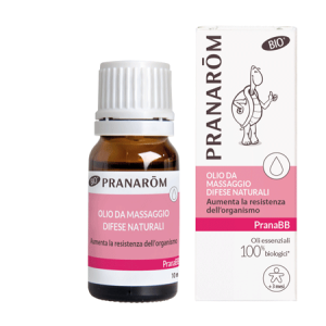 Pranarom pranabebe difese immunitarie naturali olio massaggio 10 ml