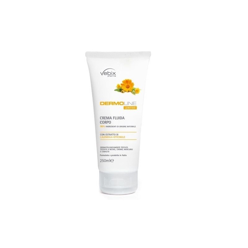 Vebix dermoline crema corpo fluida calendula 250 ml