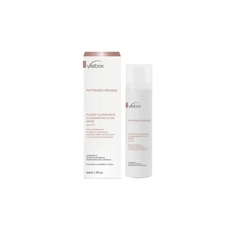 Vebix phytamin proage specific fluido illuminante spf20 50 ml