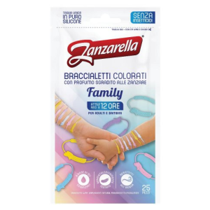Zanzarella braccialetti family 25 pezzi