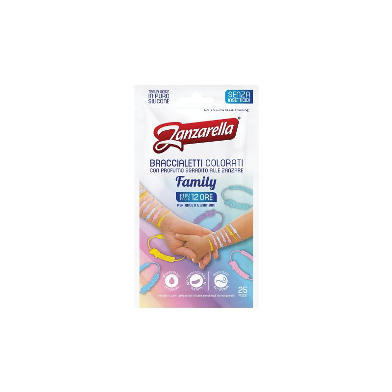 Zanzarella braccialetti family 25 pezzi