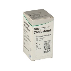 Test colesterolo totale accutrend cholesterol 25 pezzi