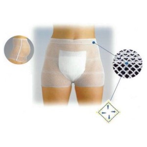 Mutandina per incontinenza a rete elastica net pant misura larga 3 pezzi 2