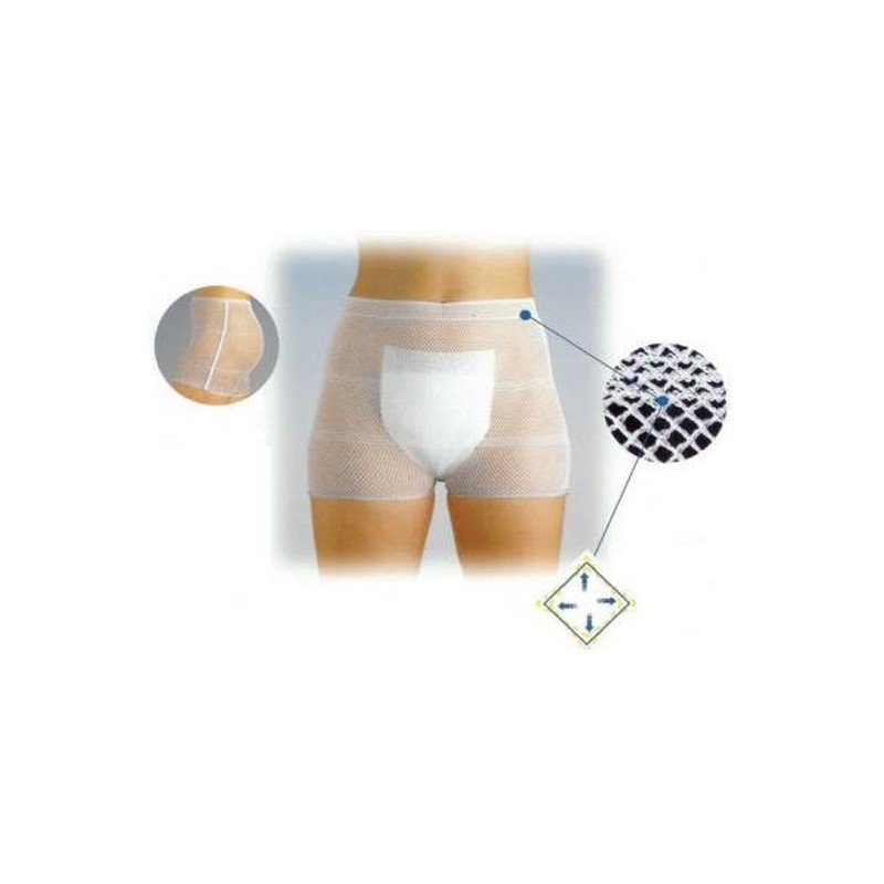 Mutandina per incontinenza a rete elastica net pant misura larga 3 pezzi 2