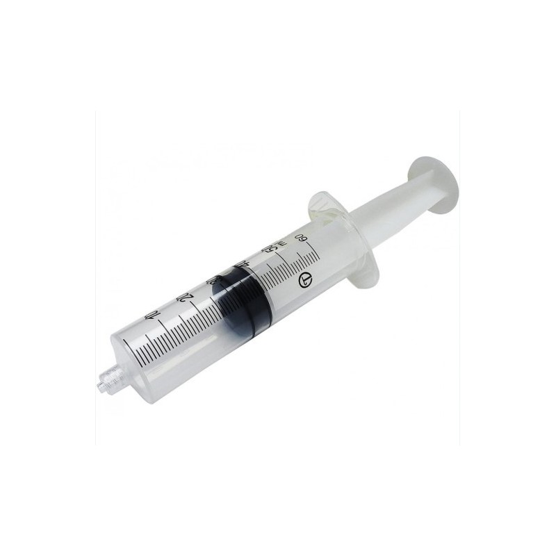 Siringa sterile monouso in 3 parti standard capacita' 50 mlscala graduata 60 ml attacco centrale luer lock senza ago 1pezzo