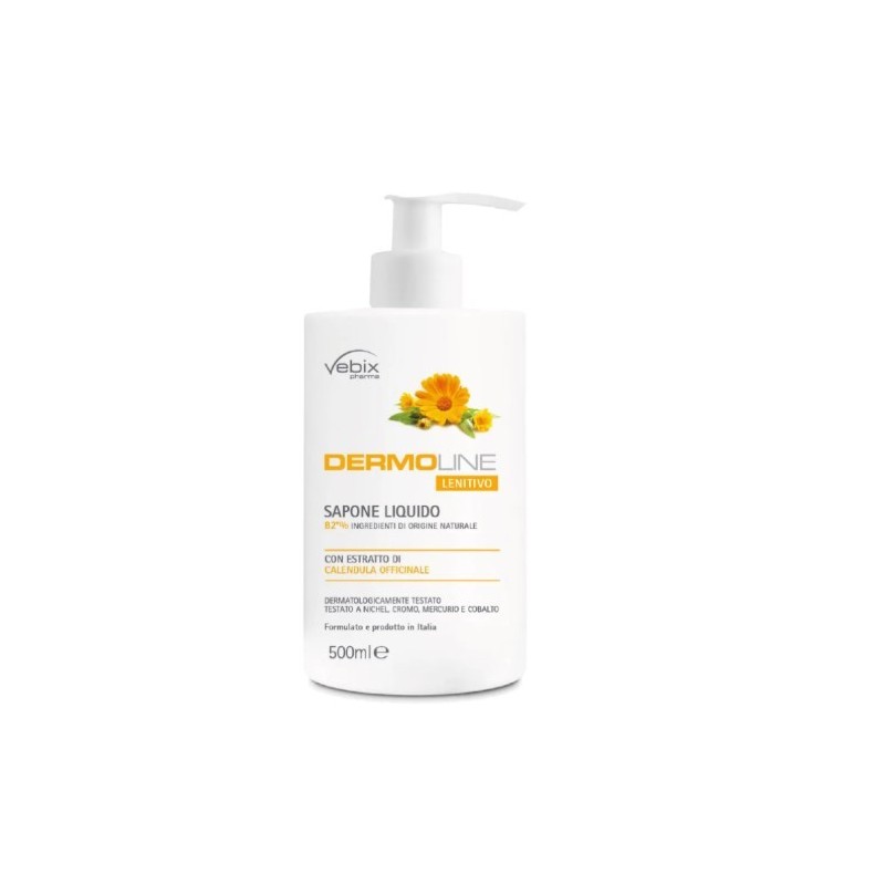 Vebix dermoline calendula sapone liquido 500 ml