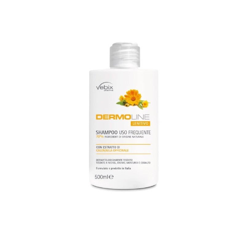 Vebix dermoline calendula shampoo uso frequente 500 ml