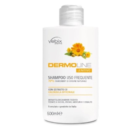 Vebix dermoline calendula shampoo uso frequente 500 ml