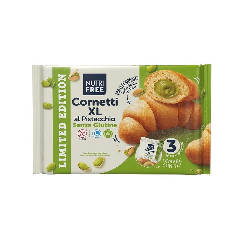 Nutrifree cornetti xl pistacchio 3 pezzi