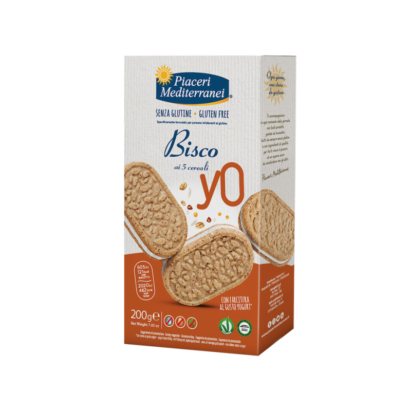 Piaceri mediterranei bisco yo 5 cereali 200 g