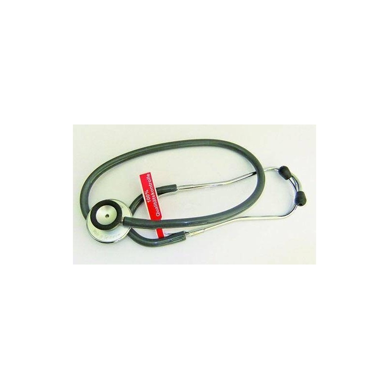 Stetofonendoscopio professional corpo in acciaio inox 18/8,archetto biauricolare cromato con doppia molla interna