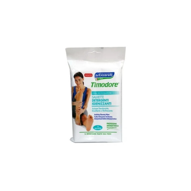 Timodore salviette deodoranti igieniche 15 pezzi