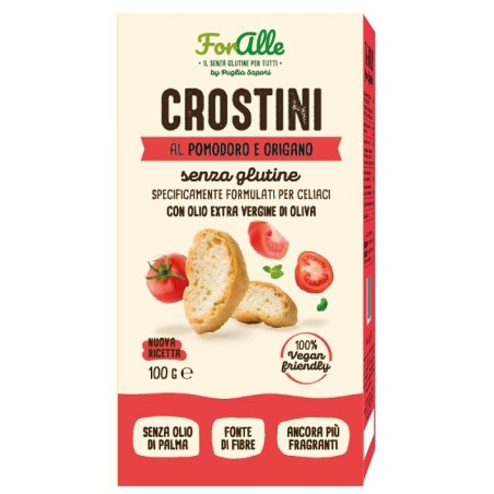 Foralle crostini pomodoro e origano 100 g Foralle crostini pomodoro e origano 100 g