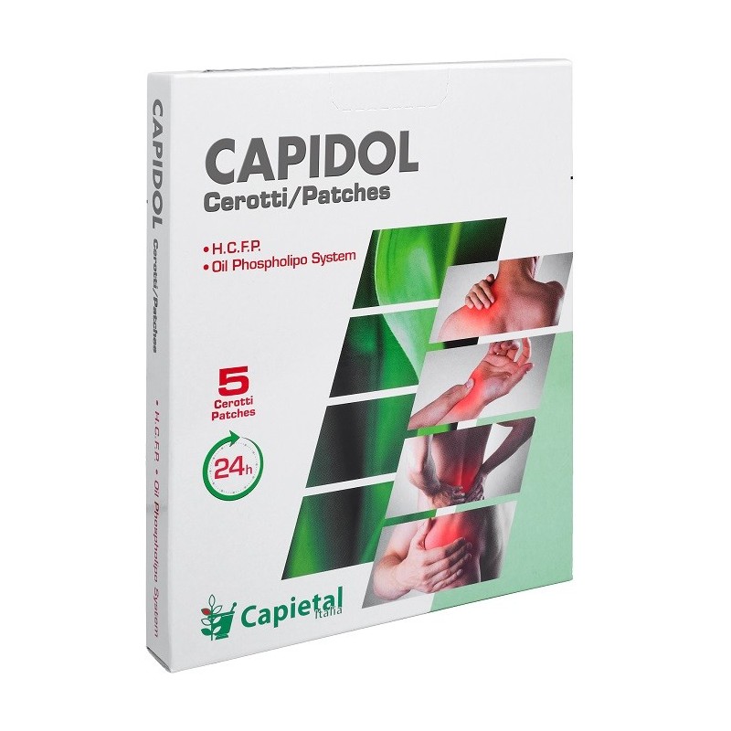 Capidol cerotti dermici high concentration frozen phospholipo 5 pezzi