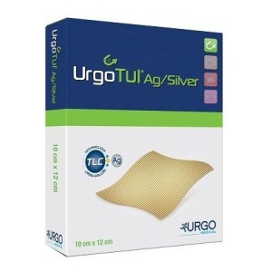 Medicazione sterile urgotul ag/silver 15x15 cm 5 pezzi