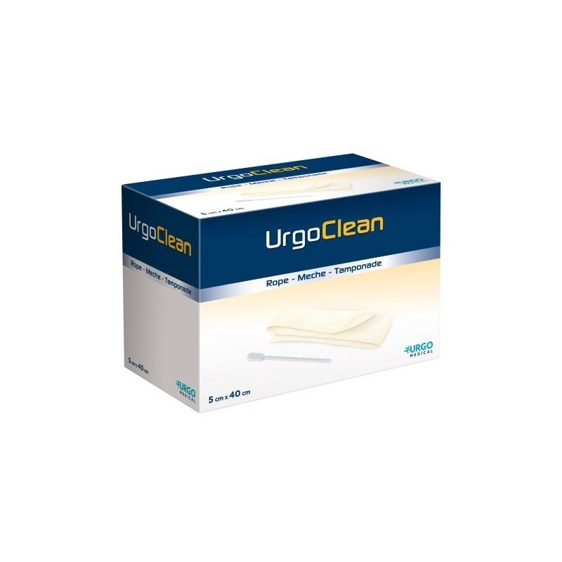 Medicazione tnt assorbente gelificante urgoclean rope 5x40 cm 5 pezzi