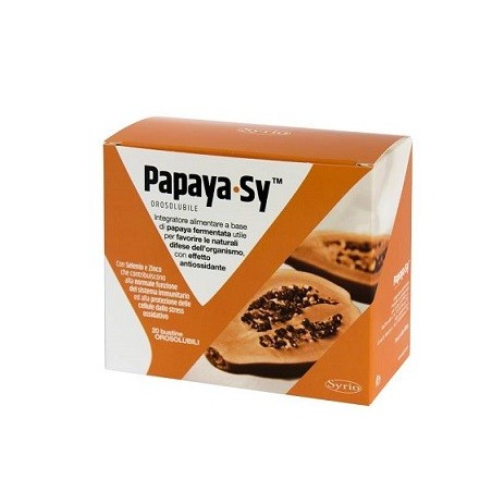 Papaya-sy 20 bustine 92 g polvere orosolubile