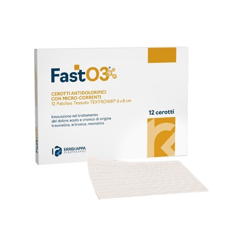 Cerotti antidolorifici fasto3 6x8cm 12 pezzi