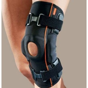 Ginocchiera con stabilizzatore rotuleo e asta articolata genufit 15 m