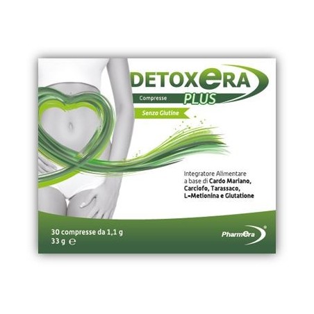 Detoxera plus integratore alimentare per stipsi e transito intestinale 30 compresse