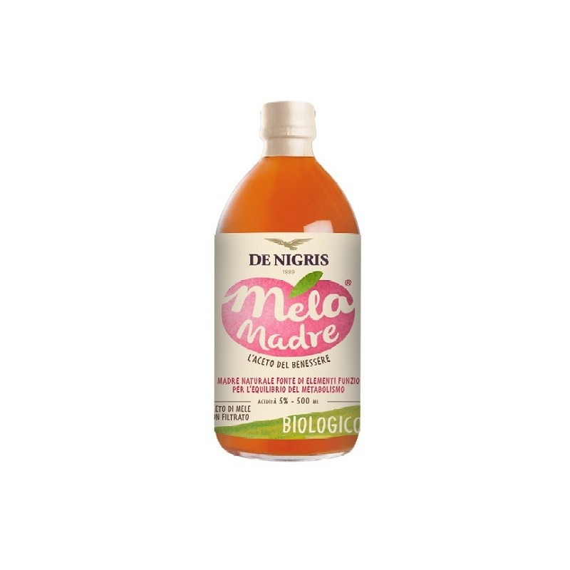 Mela madre aceto mele biologico non filtrato e non pastorizzato 500 ml
