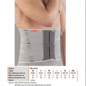 Busto ortopedico alto lumboskill72 l