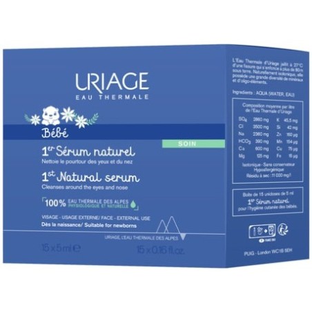 Uriage bebe siero fisiologico 15 flaconcini da 5 ml