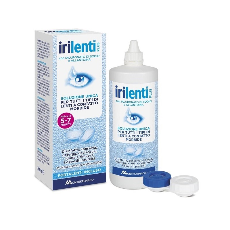 Soluzione unica per lenti a contatto irilenti 360 ml + portalenti