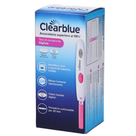 Test di ovulazione clearblue base 20 pezzi
