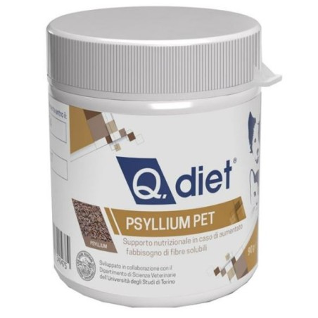 Q diet psyllium pet polvere 90 g