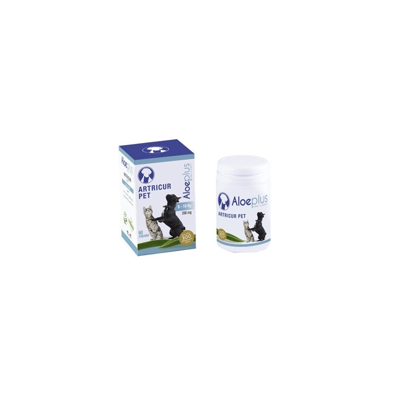 Aloeplus artricur pet cani/gatti 0-11 kg 12 g 60 capsule