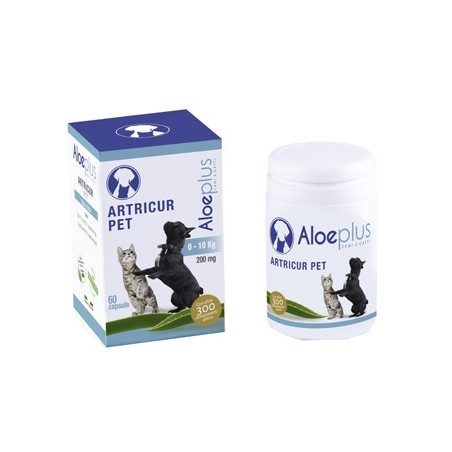 Aloeplus artricur pet cani/gatti 0-11 kg 12 g 60 capsule