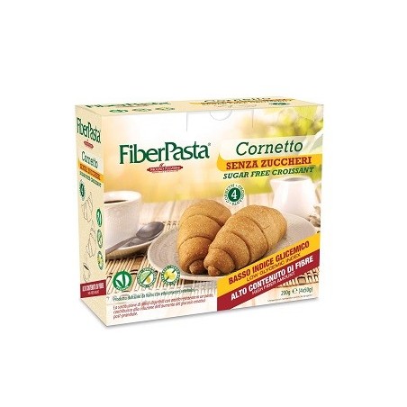 Fiberpasta cornetto senza zuccheri 100% vegetale 200 g
