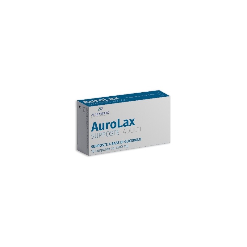 Supposte aurolax glicerolo 2500 mg 18 supposte