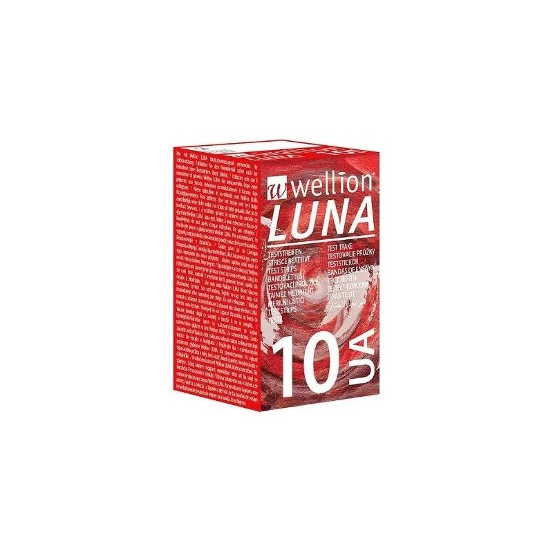 Wellion strisce per la determinazione dell'acido urico 10 pezzi