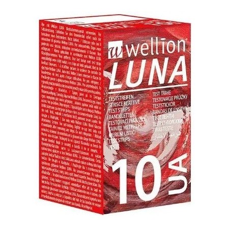 Wellion strisce per la determinazione dell'acido urico 10 pezzi