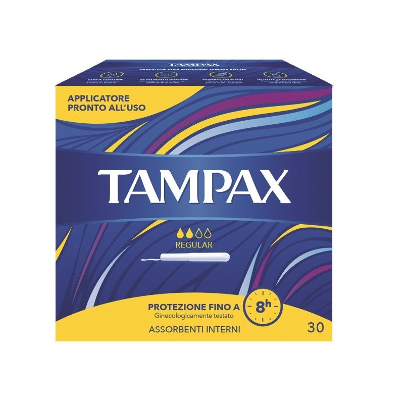 Tampax blue box regular 30 pezzi