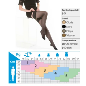 Kamila autoreggente up 140 denari maglia rete visone 5