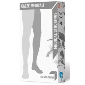 Gloriamed gentleman 299 gambaletto lungo blu misura extra large 1 paio