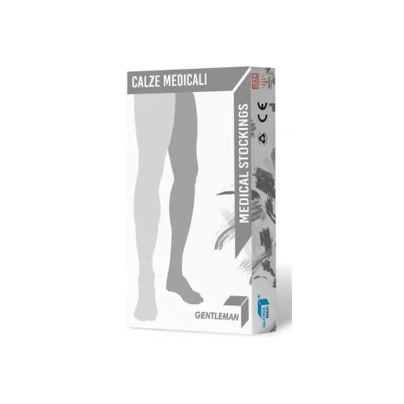 Gloriamed gentleman 299 gambaletto lungo blu misura extra large 1 paio
