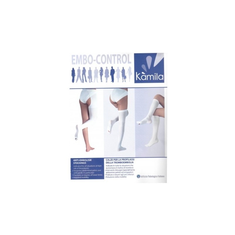 Calza autoreggente antitrombo kamila long l