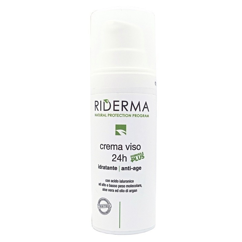 Riderma crema viso 24h formula plus 50 ml