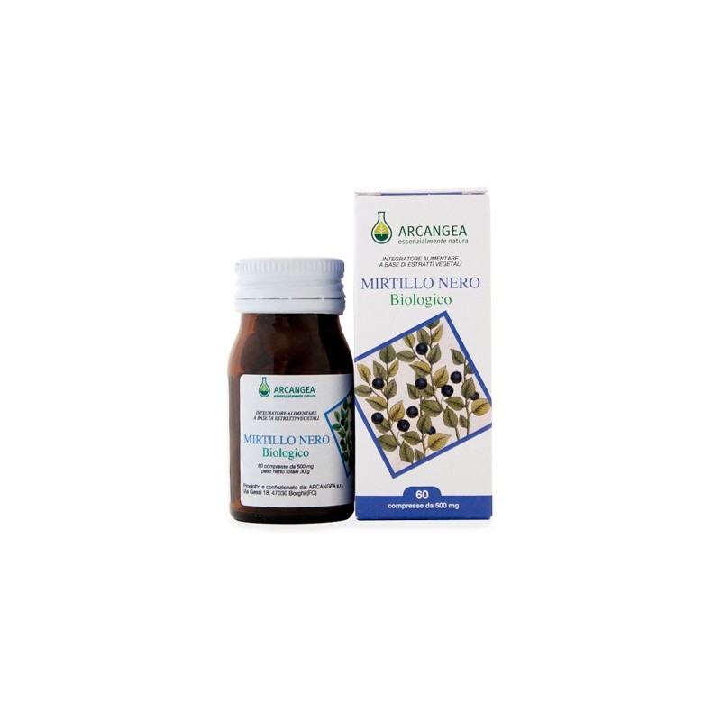Mirtillo nero biologico 60 compresse