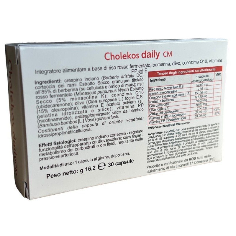 Cholekos daily cm 30 capsule