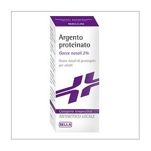 Argento proteinato sella ad gocce orl 10 ml 2%