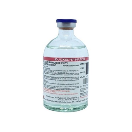 Sodio cloruro galenica senese 1 flacone 250 ml 0,9%